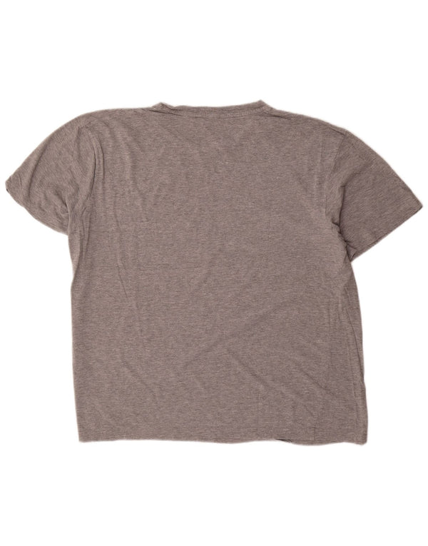 Champion Mens T-Shirt Top 2XL Grey Flecked