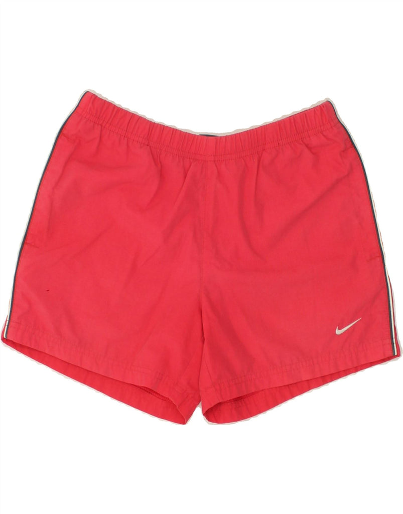 NIKE Girls Sport Shorts 12-13 Years Large  Pink Polyester | Vintage Nike | Thrift | Second-Hand Nike | Used Clothing | Messina Hembry 