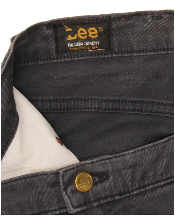Lee Mens Straight Casual Trousers W40 L27 Black