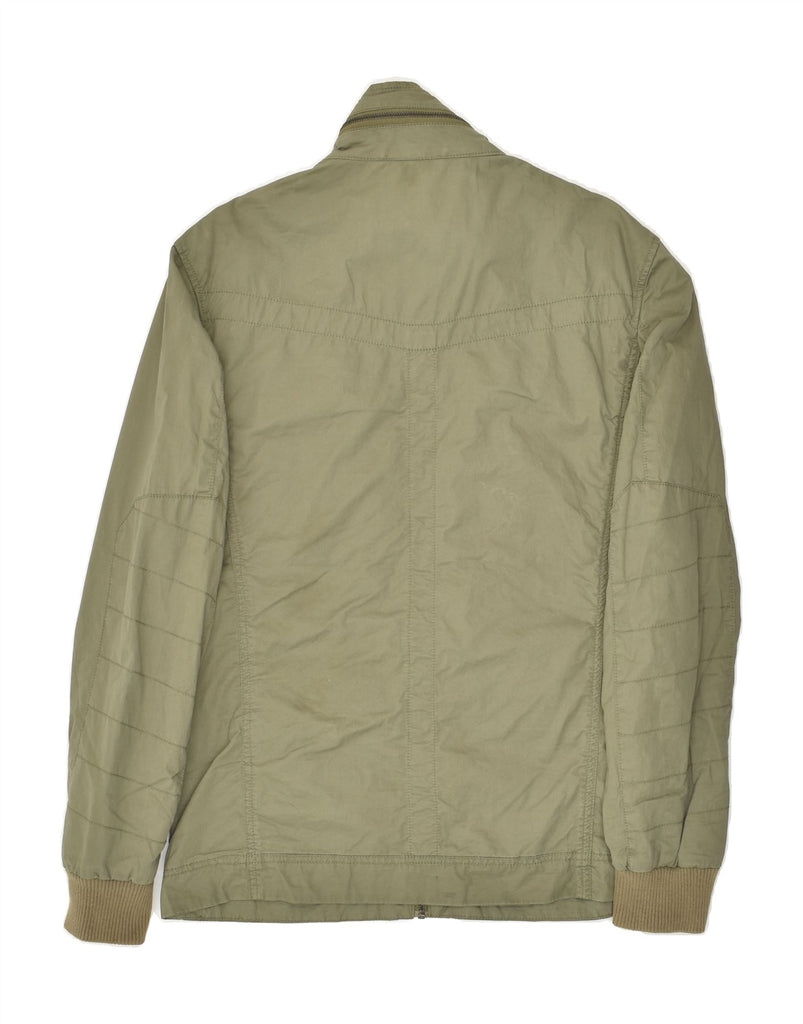 JACK & JONES Mens Military Jacket UK 40 Large Green Cotton | Vintage Jack & Jones | Thrift | Second-Hand Jack & Jones | Used Clothing | Messina Hembry 