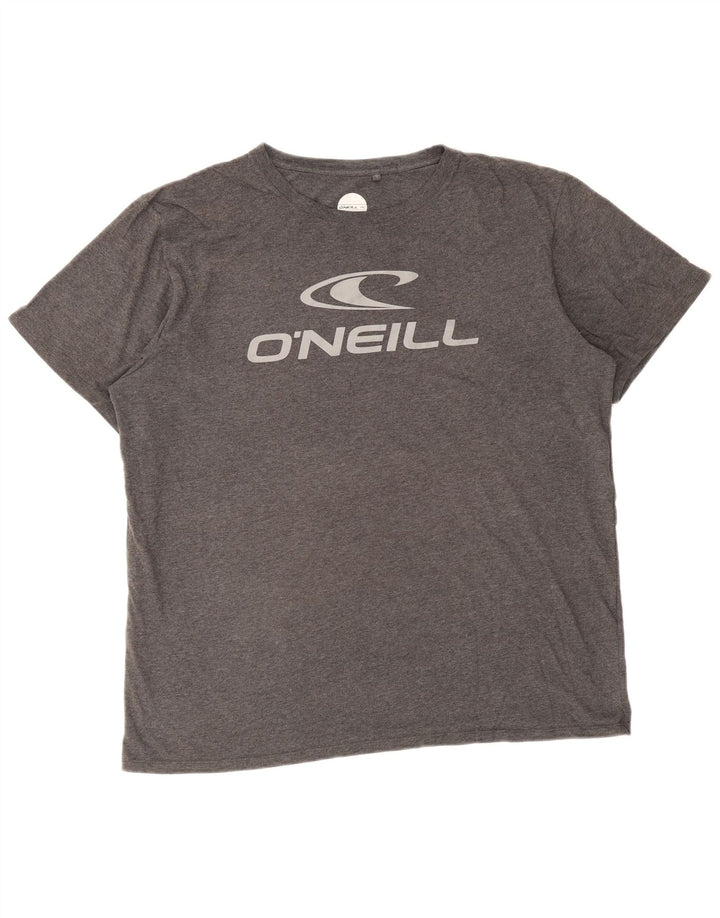 O'Neill Mens Graphic T-Shirt Top 2XL Grey Cotton
