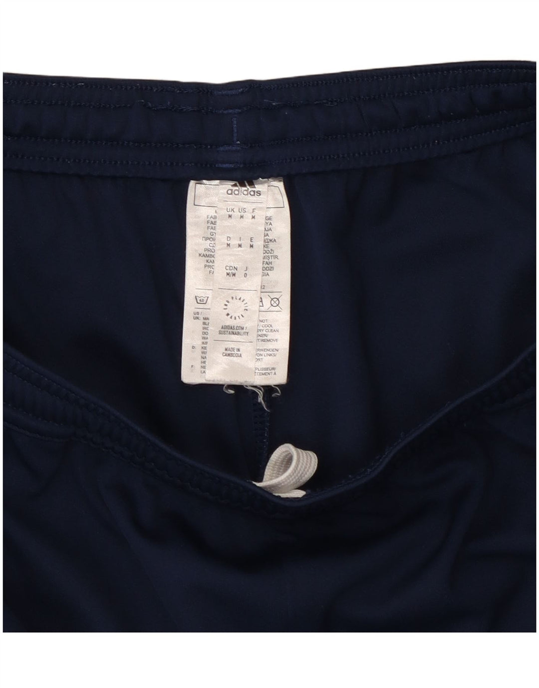 Adidas Mens Aeroready Sport Shorts Medium Navy Blue Polyester Sports