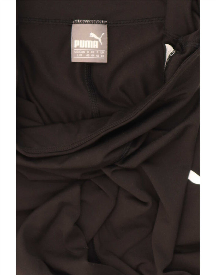 Puma Womens Capri Leggings UK 14 Large Black