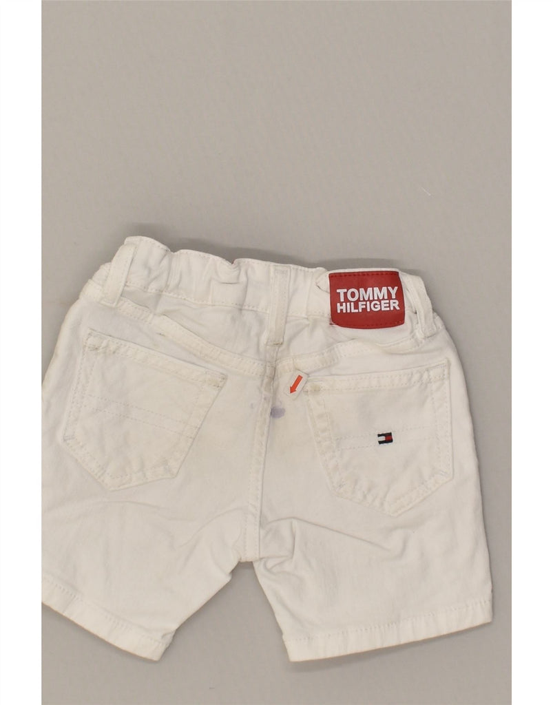 TOMMY HILFIGER Boys Denim Shorts 3-4 Years W20  White Cotton | Vintage Tommy Hilfiger | Thrift | Second-Hand Tommy Hilfiger | Used Clothing | Messina Hembry 