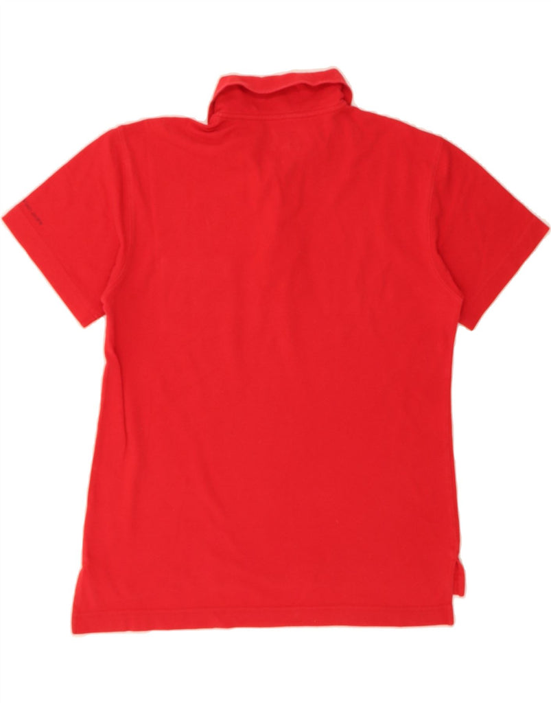 CALVIN KLEIN JEANS Mens Polo Shirt Large Red Cotton Vintage Calvin Klein Jeans and Second-Hand Calvin Klein Jeans from Messina Hembry 