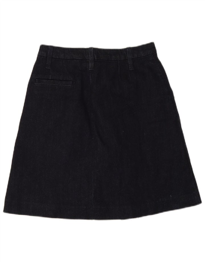 G-Star Womens Denim Wrap Skirt Small W26  Navy Blue Cotton