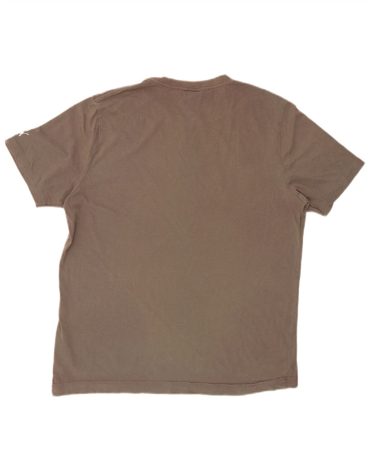 PUMA Mens Graphic T-Shirt Top Medium Grey Cotton
