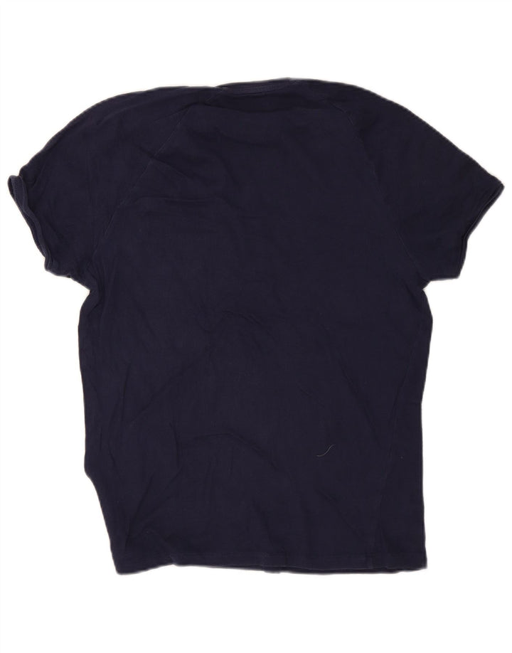 Zara Mens T-Shirt Top Small Navy Blue