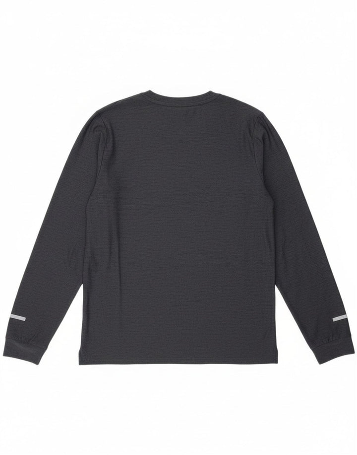 Russell Athletic Boys Top Long Sleeve 14-15 Years XL Grey Polyester Sports