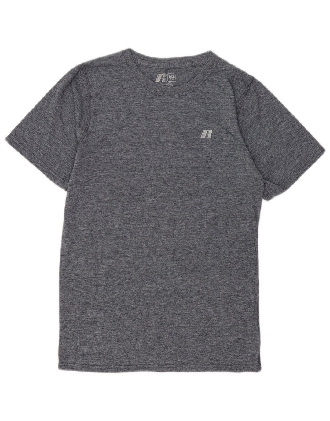 RUSSELL ATHLETIC Mens T-Shirt Top UK 34/36 Small Grey Polyester