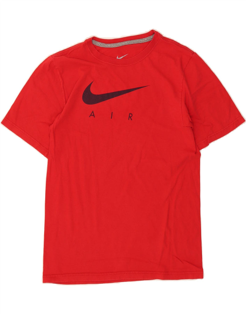 NIKE Mens Regular Fit Graphic T-Shirt Top Small Red Cotton Vintage Nike and Second-Hand Nike from Messina Hembry 