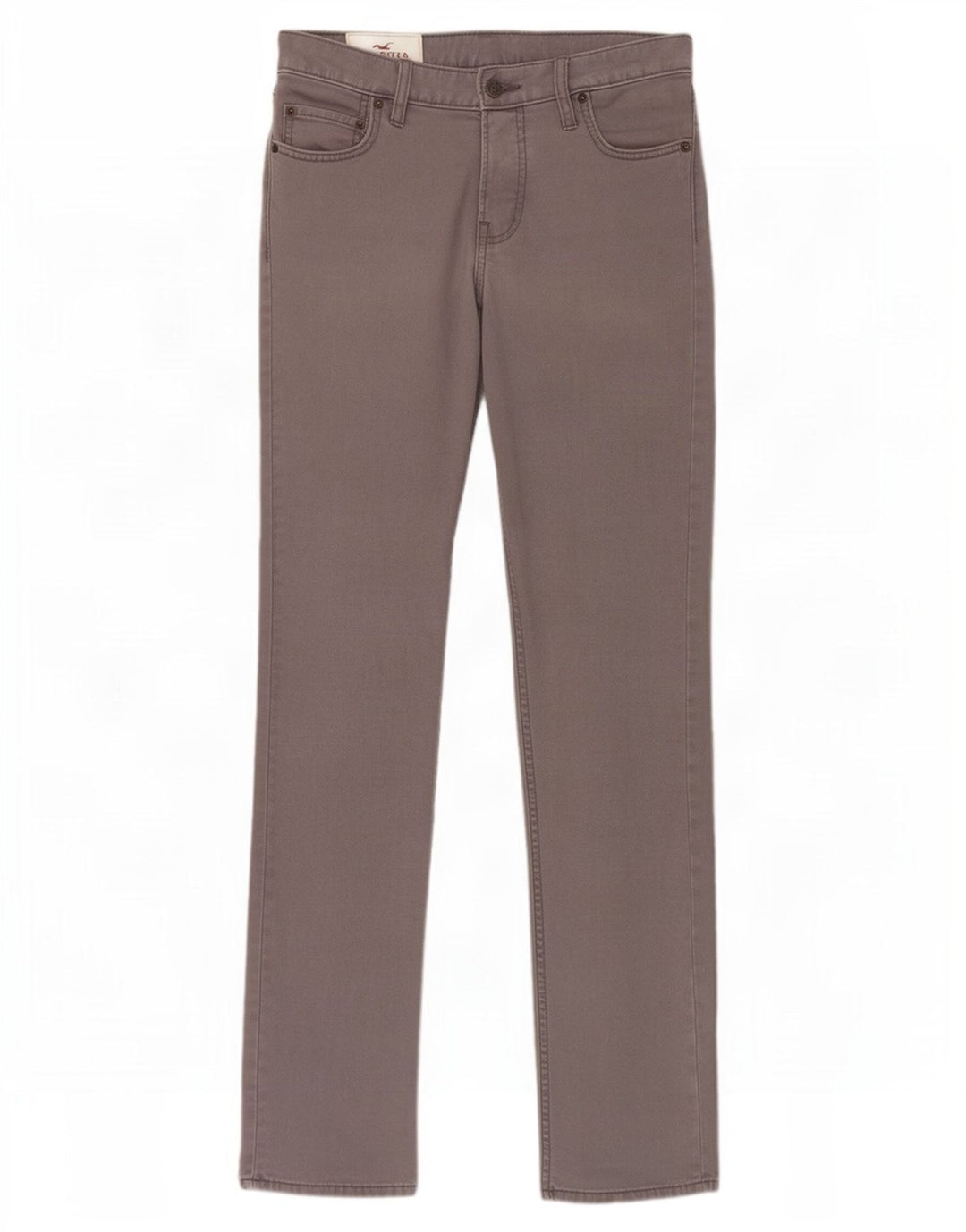 Hollister Mens Slim Jeans W30 L32 Grey Cotton
