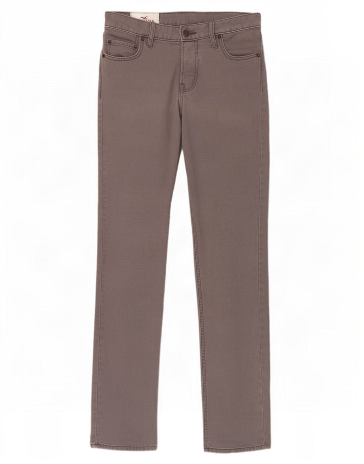 Hollister Mens Slim Jeans W30 L32 Grey Cotton