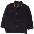 Maurizio Baldassari Mens Overcoat UK 40 Large Navy Blue