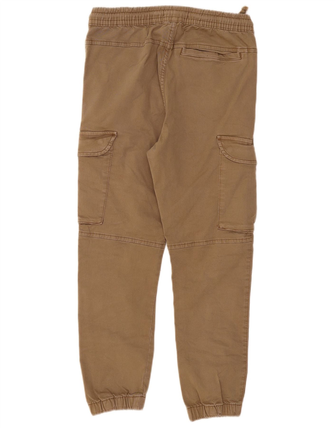 Zara Mens Crop Joggers Cargo Trousers Small W30 L25 Beige