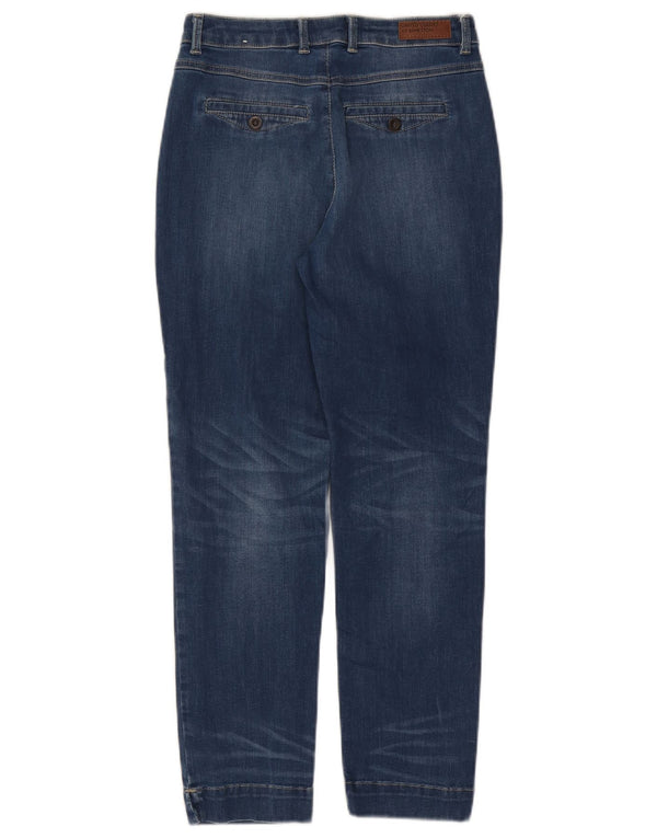 Benetton Womens Slim Jeans UK 8 Small W26 L27 Blue Cotton
