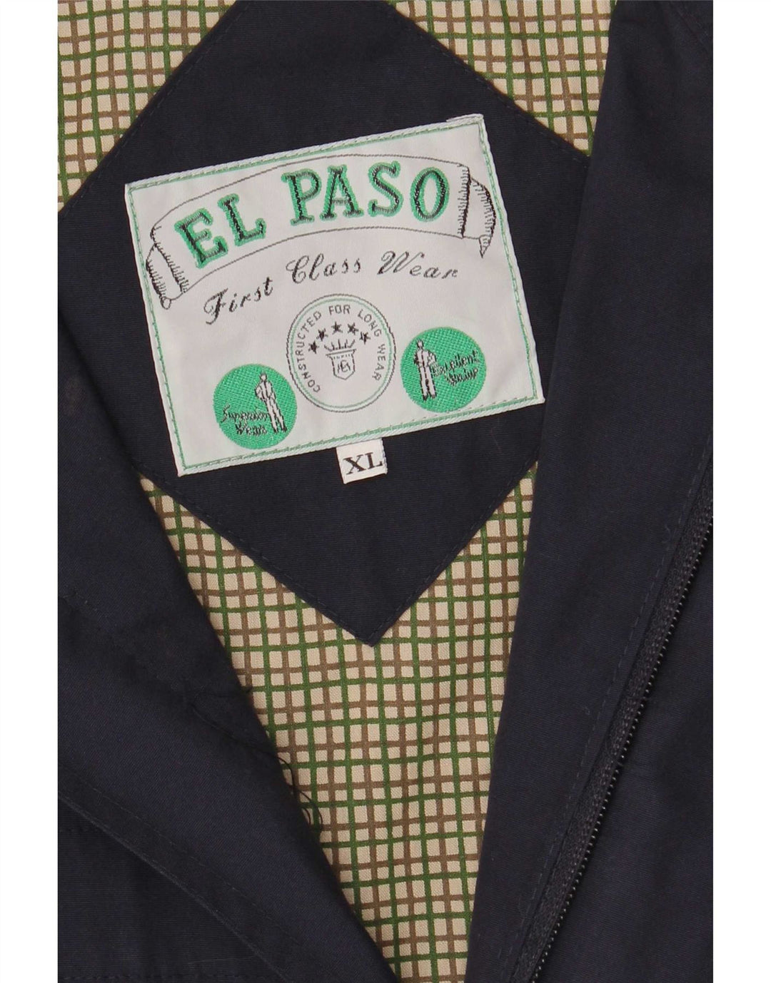 El Paso Mens Bomber Jacket UK 42 XL Navy Blue
