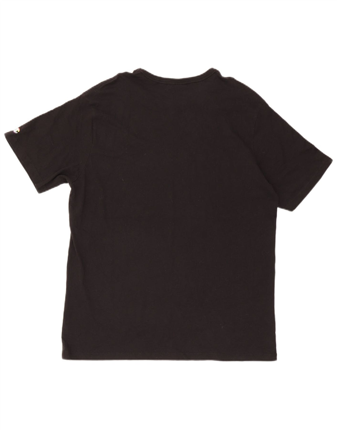 Champion Mens Graphic T-Shirt Top XL Black Cotton