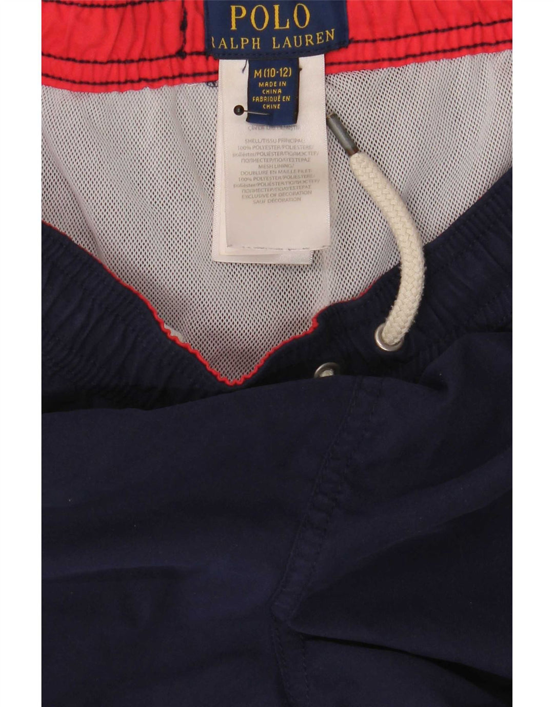 Polo Ralph Lauren Boys Sport Shorts 10-11 Years Medium Navy Blue Polyester