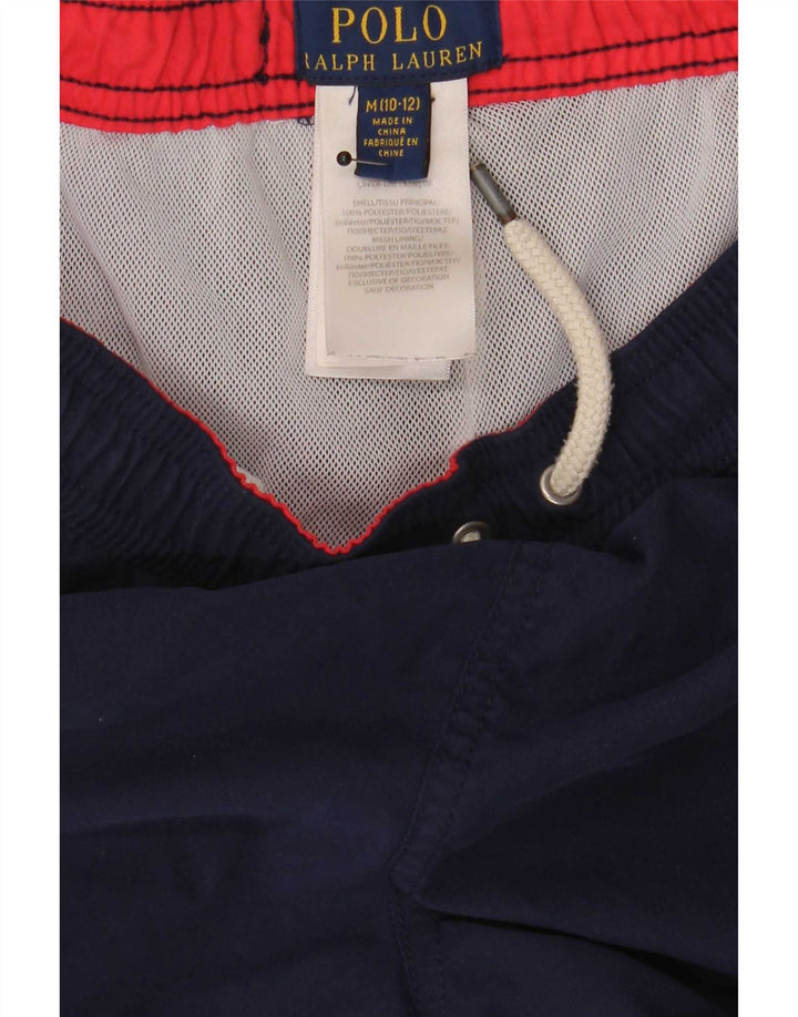 Polo Ralph Lauren Boys Sport Shorts 10-11 Years Medium Navy Blue Polyester
