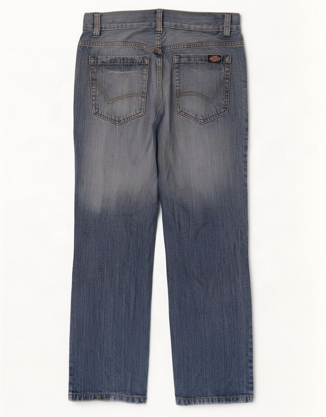 Dickies Mens Straight Jeans W33 L32 Blue Cotton