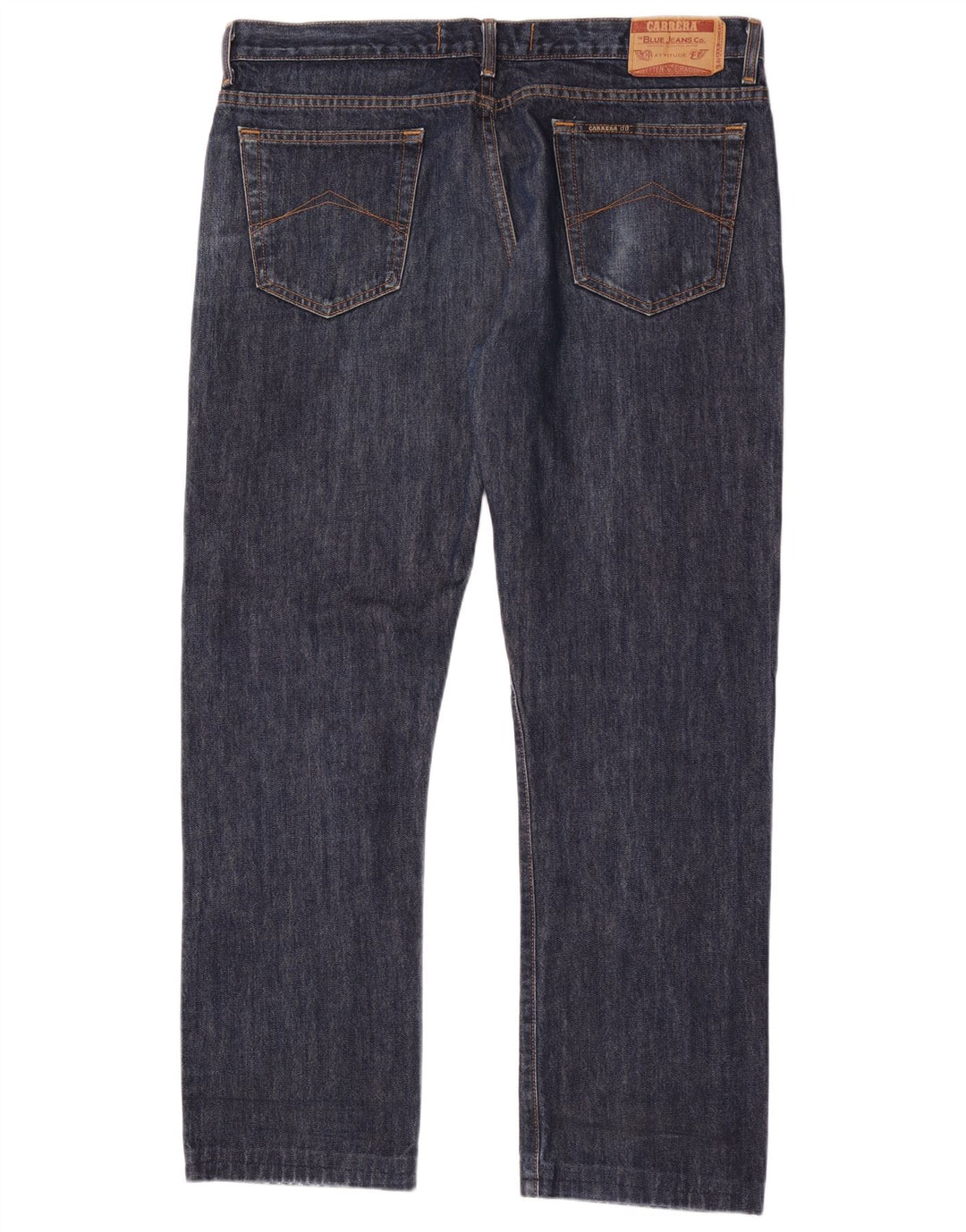 Carrera Mens 710 Straight Jeans W40 L32 Navy Blue Cotton