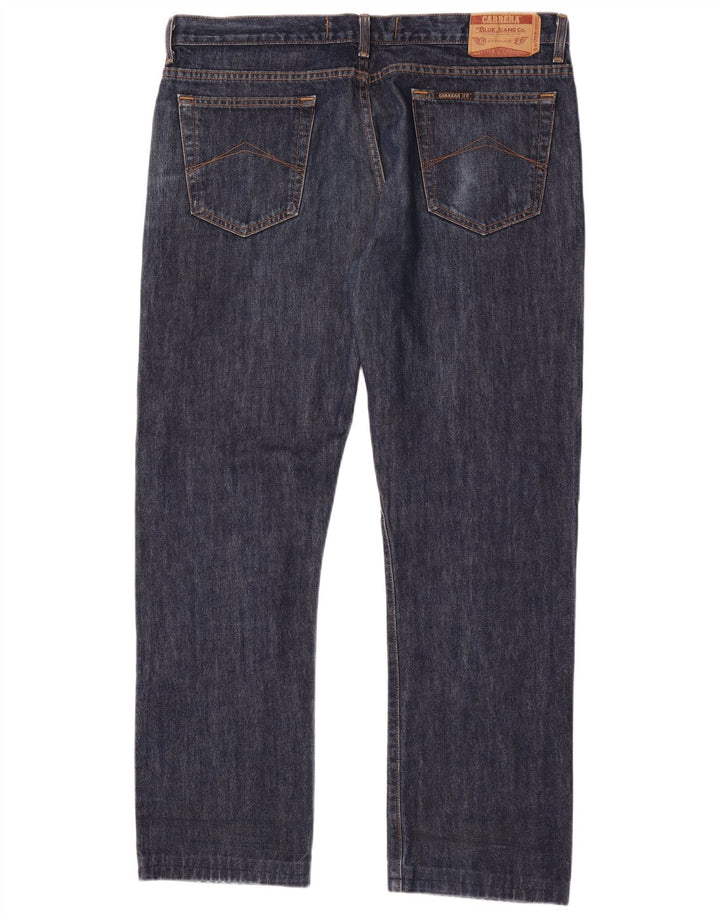 Carrera Mens 710 Straight Jeans W40 L32 Navy Blue Cotton