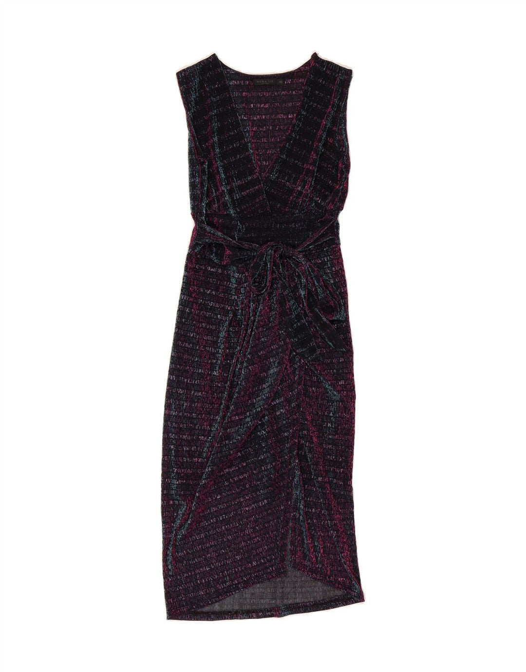 NUNA LIE Womens Sleeveless Maxi Dress UK 6 XS Multicoloured Polyester Vintage Nuna Lie and Second-Hand Nuna Lie from Messina Hembry 