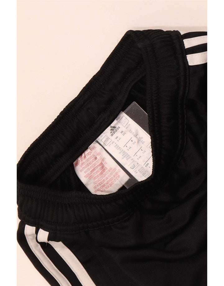 Adidas Boys Tracksuit Trousers 5-6 Years Black Polyester