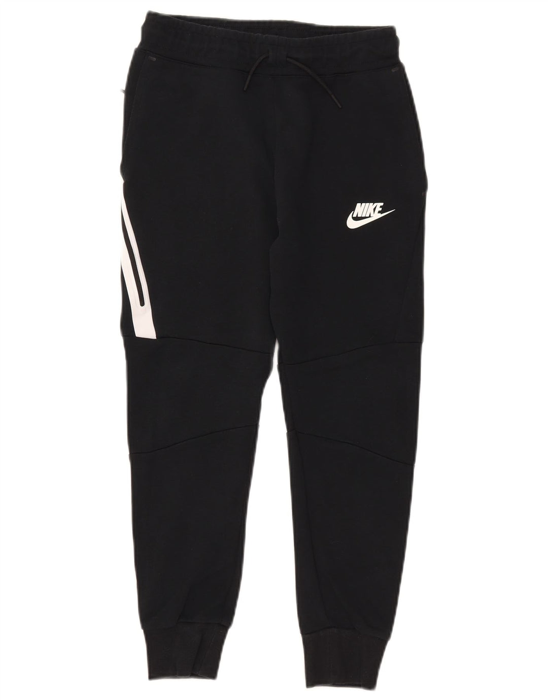 Nike Boys Tracksuit Trousers Joggers 10-11 Years Medium Black Colourblock