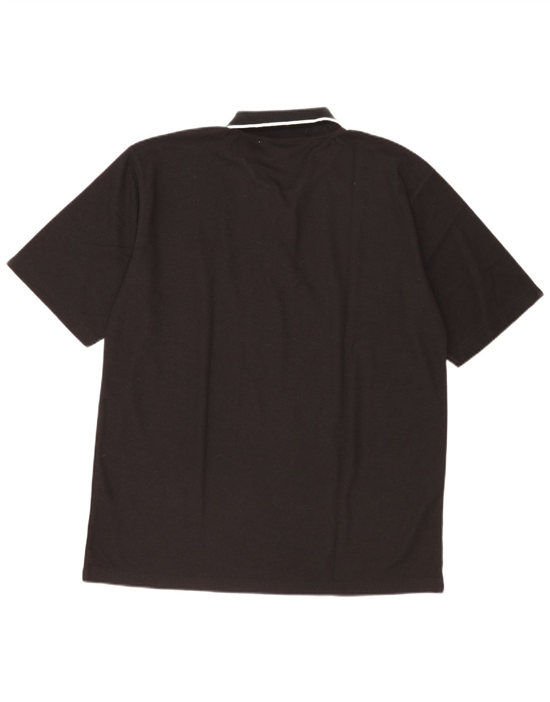 Umbro Mens Polo Shirt Large Black Polyester