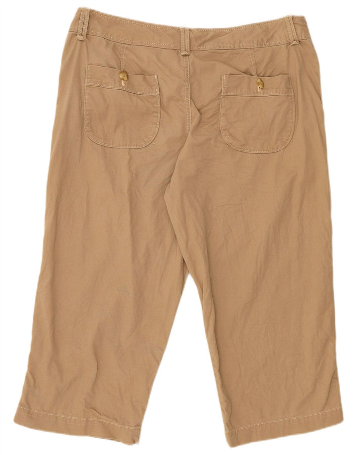 EDDIE BAUER Mens Bermuda Shorts US 12 Large W34  Beige Cotton