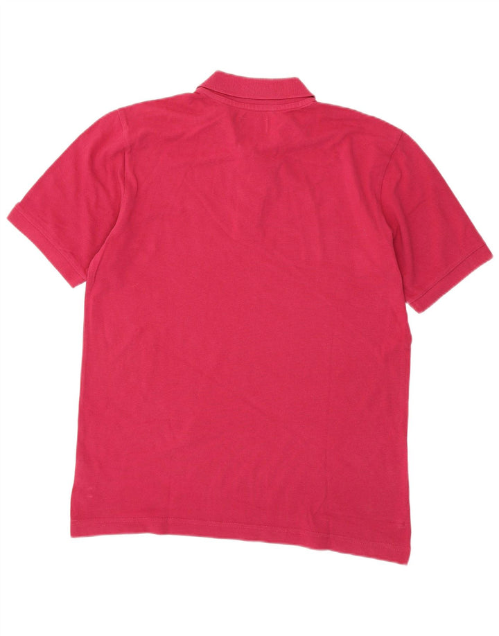 KAPPA Mens Polo Shirt Medium Pink Cotton