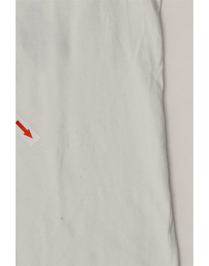 French Connection Mens Graphic Vest Top Medium White