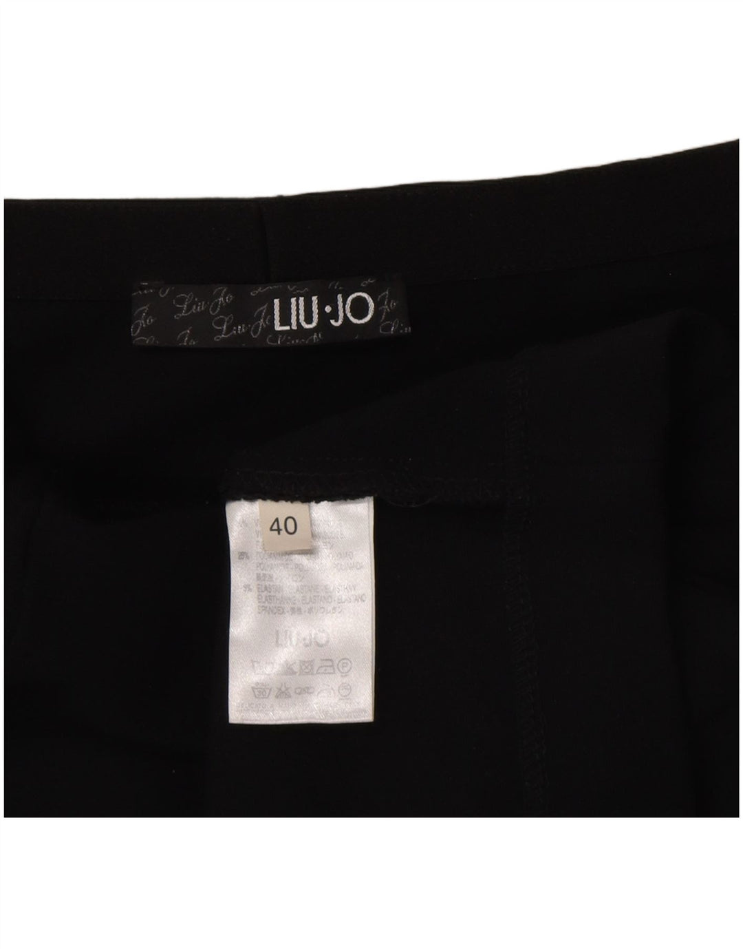 Liu Jo Womens Pencil Skirt IT 40 Small W26  Black Viscose