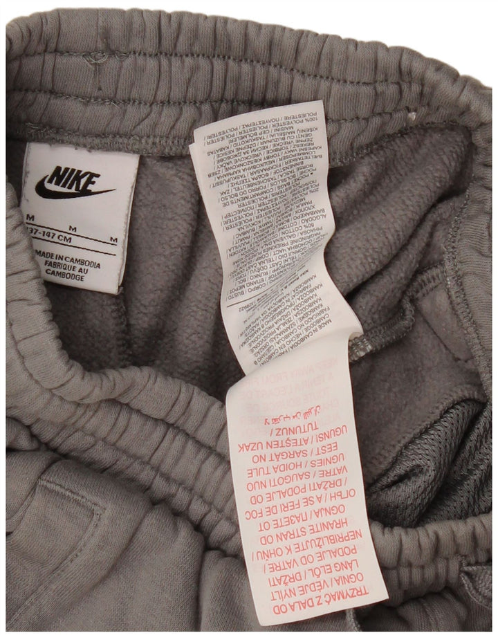 NIKE Boys Sport Shorts 10-11 Years Grey Cotton