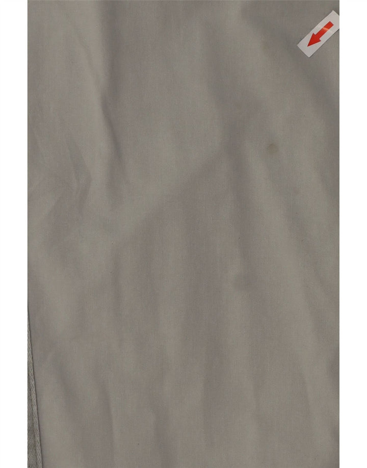 Marks & Spencer Womens Cropped Trousers UK 16 Large W36 L26 Grey Cotton