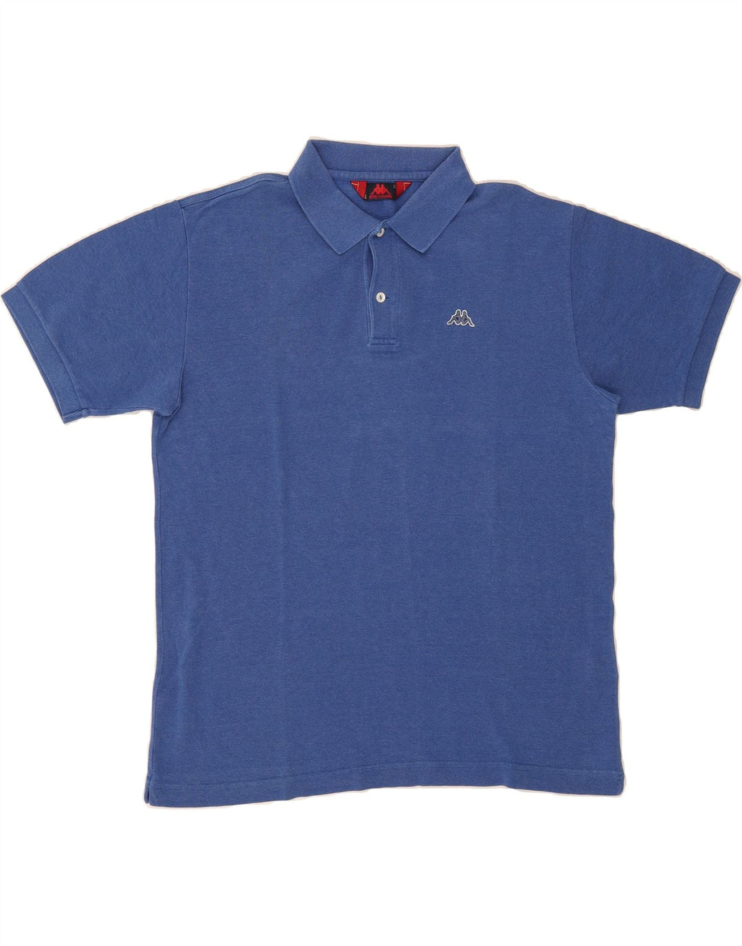 KAPPA Mens Polo Shirt Large Blue Cotton Vintage Kappa and Second-Hand Kappa from Messina Hembry 