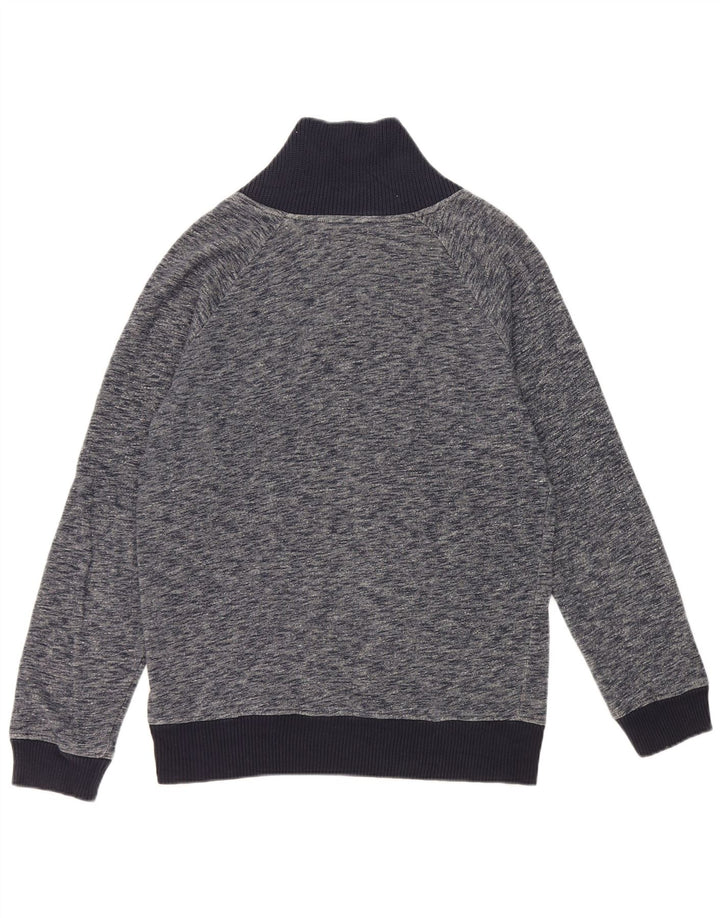 Zara Mens Sweatshirt Jumper Large Navy Blue Flecked