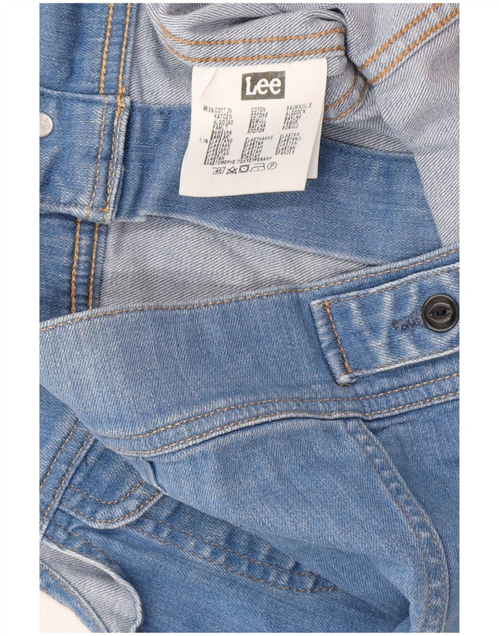 Lee Womens Denim Gilet UK 12 Medium Blue Cotton