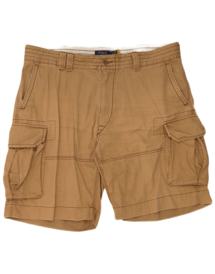 Ralph Lauren Mens Cargo Shorts W40 XL Beige