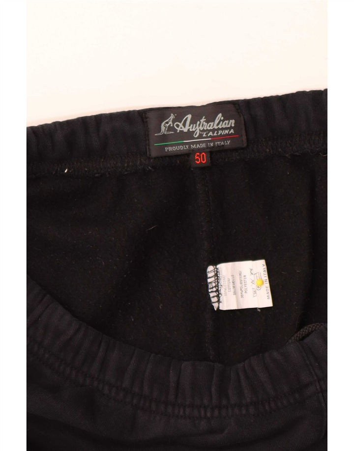 AUSTRALIAN L'ALPINA Mens IT 50 Large Black Cotton
