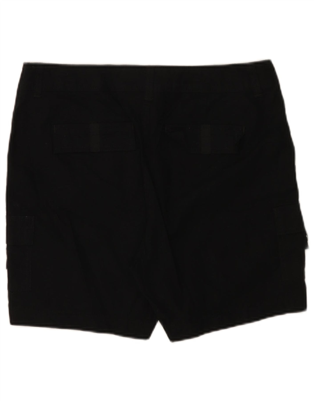 Lee Womens Mid Rise Regular Fit Cargo Shorts US 12 Large W32 Black Cotton