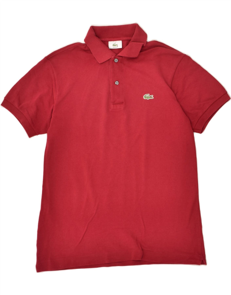 LACOSTE Mens Polo Shirt Size 3 Small Red Cotton | Vintage Lacoste | Thrift | Second-Hand Lacoste | Used Clothing | Messina Hembry 