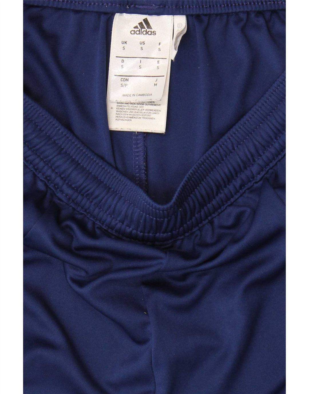 Adidas Mens Climalite Sport Shorts Small Navy Blue Colourblock Polyester