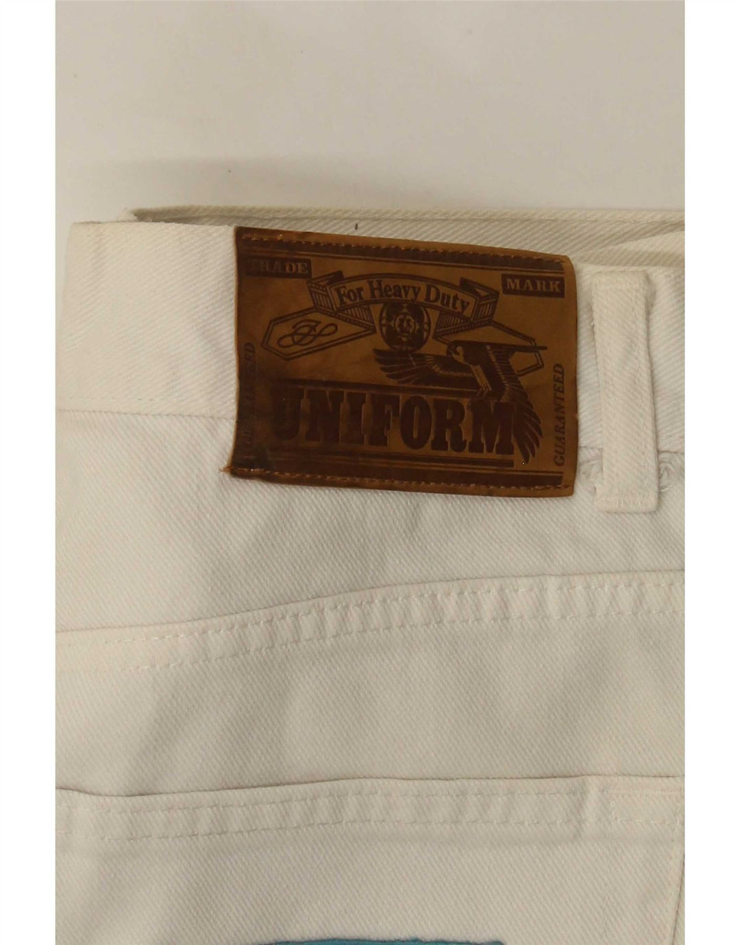 Uniform Womens Straight Jeans W28 L26 White