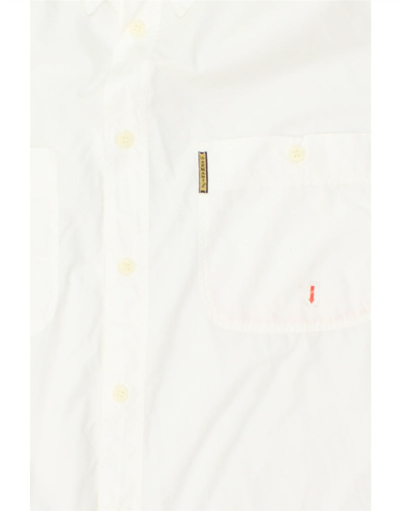 ARMANI JEANS Mens Shirt Large White Cotton | Vintage Armani Jeans | Thrift | Second-Hand Armani Jeans | Used Clothing | Messina Hembry 