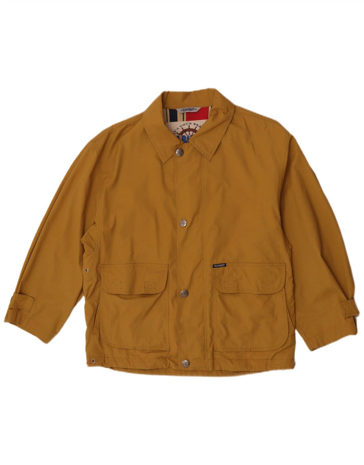 Sea Barrier Mens Bomber Jacket UK 40 Large Yellow Polyester