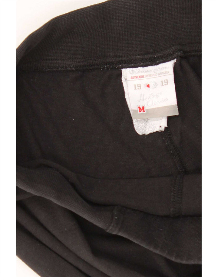 Champion Womens Heritage Classics Tracksuit Trousers UK 14 Medium Black
