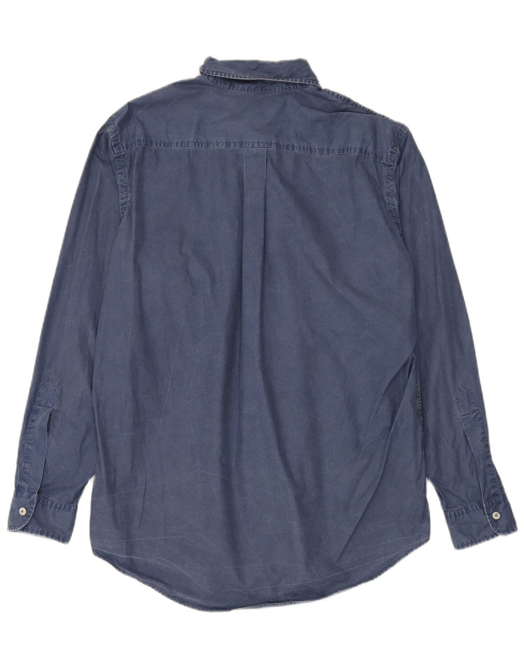 Murphy & Nye Mens Shirt Medium Blue Cotton